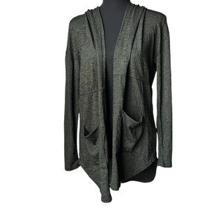 Mudd Women’s Grey Heathered Cardigan